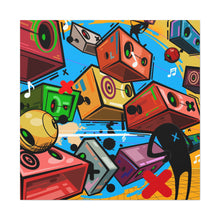 Load image into Gallery viewer, Party Crashers, Print on Gallery wrapped canvas. 20x20