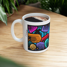 Load image into Gallery viewer, Lots of Botz Rich color Ceramic Mug 11oz