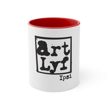 Load image into Gallery viewer, Art Lyf Ypsi Accent Coffee Mug, 11oz