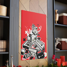 Load image into Gallery viewer, "Fearless Red" Canvas Gallery Wraps Prints