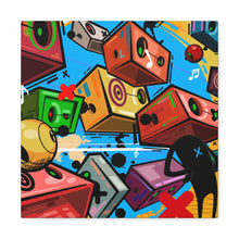 Load image into Gallery viewer, Party Crashers, Print on Gallery wrapped canvas. 20x20