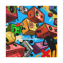 Load image into Gallery viewer, Party Crashers, Print on Gallery wrapped canvas. 20x20