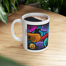 Load image into Gallery viewer, Lots of Botz Rich color Ceramic Mug 11oz

