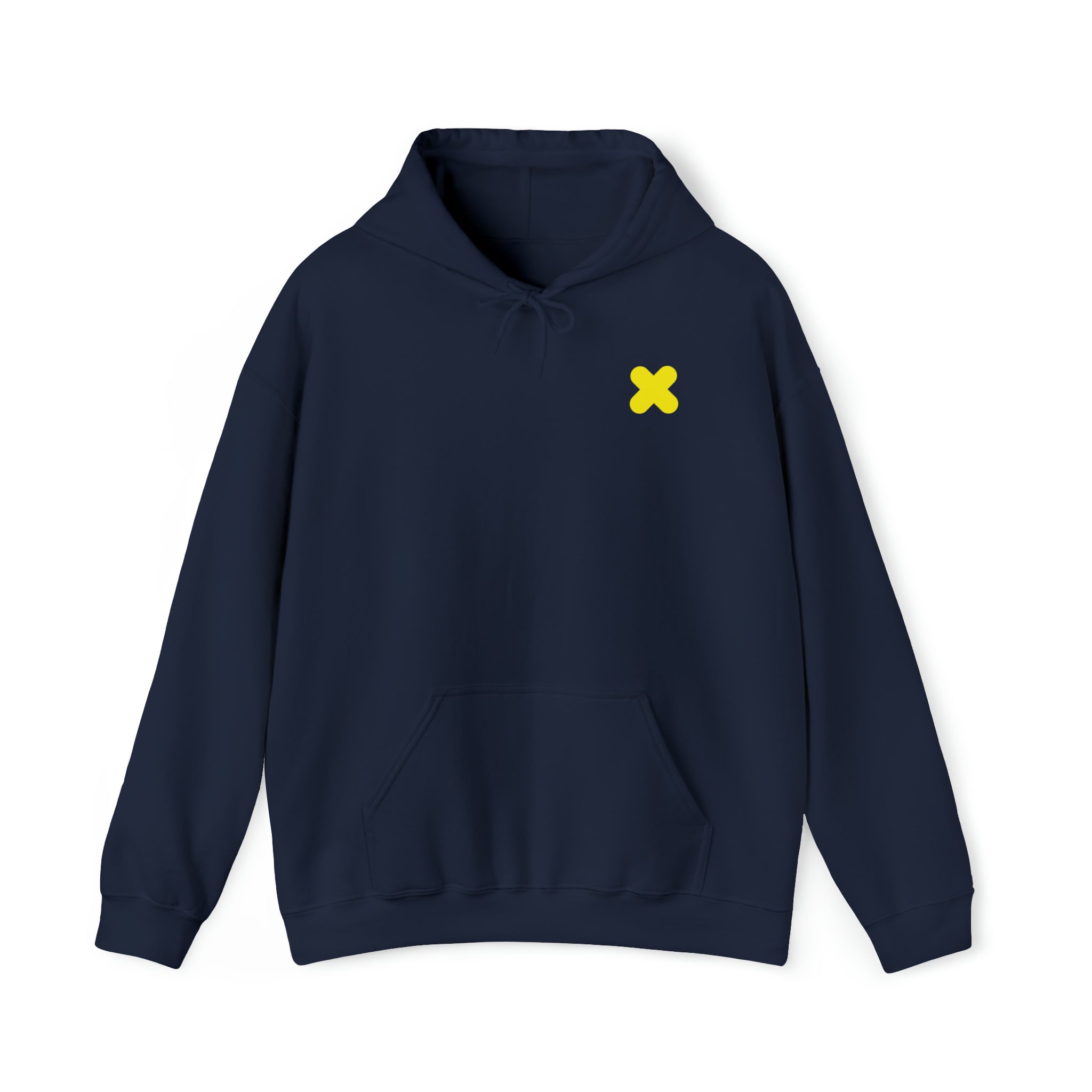 Horton box logo (yellow) Unisex Heavy Blend™ Hooded Sweatshirt