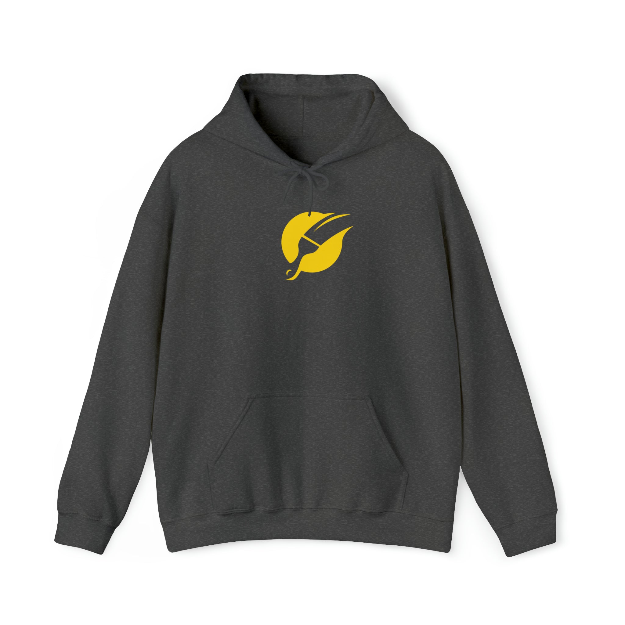 HPC Brush Logo Yellow Unisex Heavy Blend™ Hooded Sweatshirt