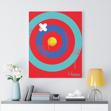 Load image into Gallery viewer, Robix Bulls Eye On  Red 24X30 Canvas Gallery Wraps
